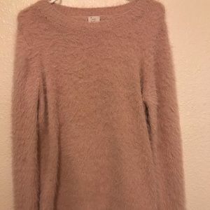 Fuzzy long sleeve